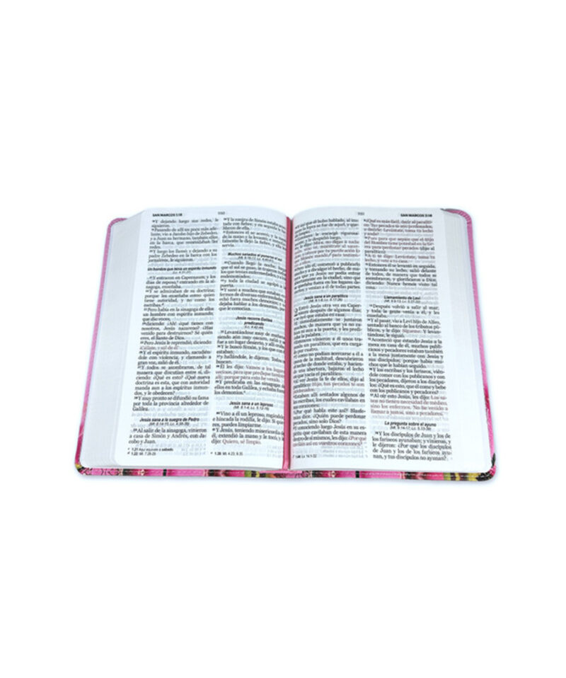Biblia imit. piel tulipanes - Imagen 2