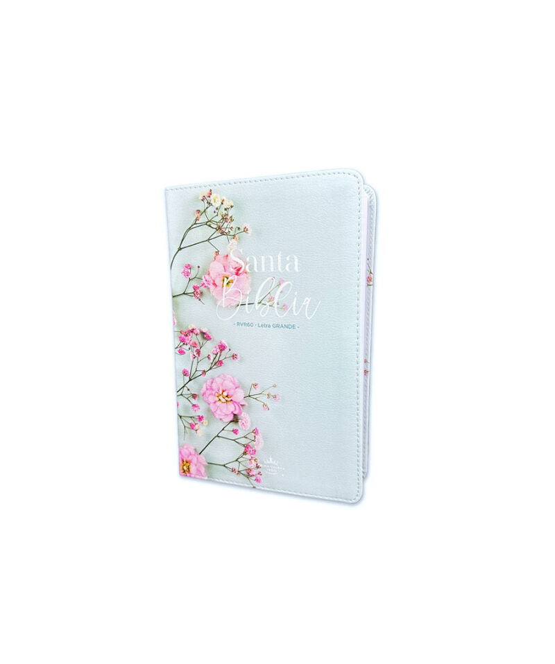 Imit. piel turquesa floral