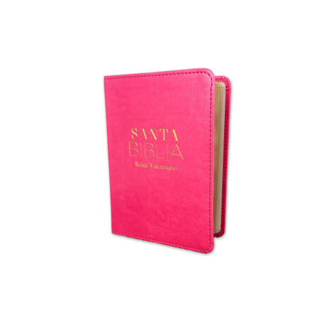 Biblia de Bolsillo RV1960 imit piel fucsia